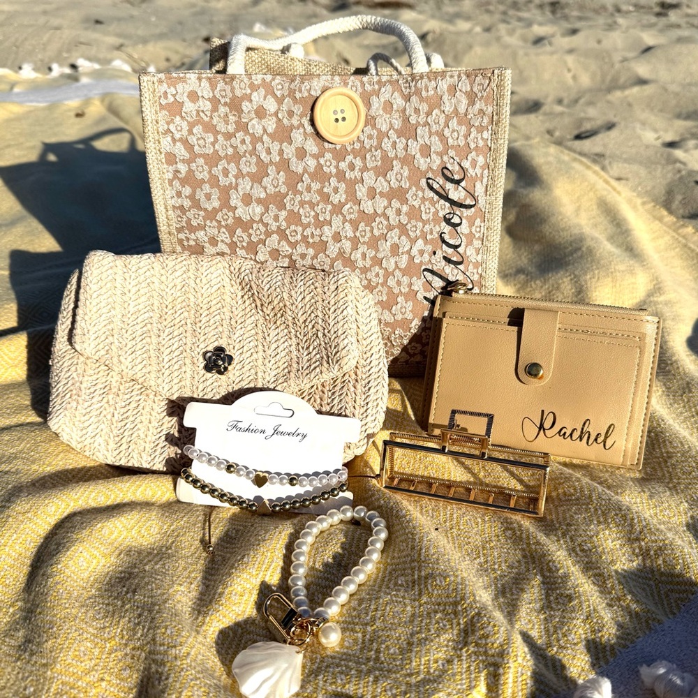 Mini Chic Floral Bachelorette or Bridal Party Gift Bag